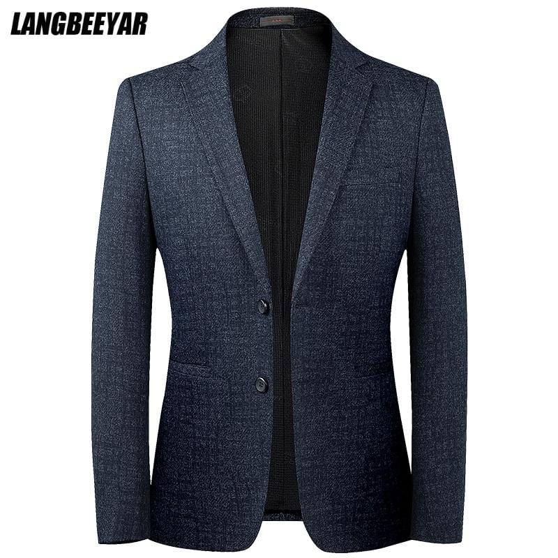 Top Grade New Designer Brand Casual Fashion Korean Jacket Regular Fit Blazer For Men Elegant Wedding Suit Coat Men&#39;s Clothes