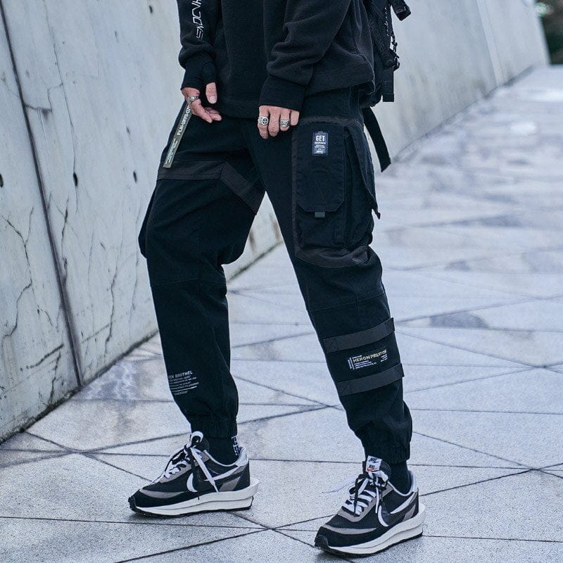 Pantaloni pentru bărbați 2020 Hip Hop Streetwear Joggeri Pantaloni de trening Pantaloni casual din bumbac Harem Pantaloni Cargo de toamnă Harajuku Îmbrăcăminte de marcă pentru bărbați