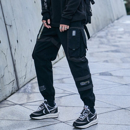 Men Pants  Hip Hop Streetwear Joggers Sweatpants Casual Cotton Harem Trousers Harajuku Autumn Cargo Pants Men Brand Clothing