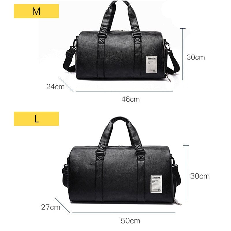 Gym Bag Leather Sports Bags Big Big Men Training Tas for Shoes Lady Fitness Yoga Travel Luggage Shoulder Sac De Sport travel bag