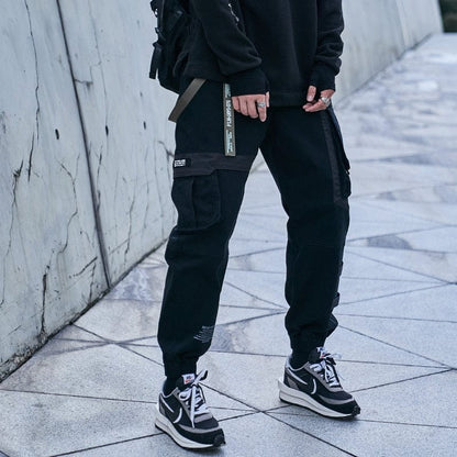 Men Pants  Hip Hop Streetwear Joggers Sweatpants Casual Cotton Harem Trousers Harajuku Autumn Cargo Pants Men Brand Clothing
