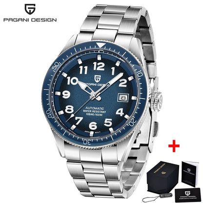 PAGANI DESIGN  Fashion New Men Watch Brand Luxury Waterproof Watch Sports Business Watch Men Stainless Steel Automatic Watch