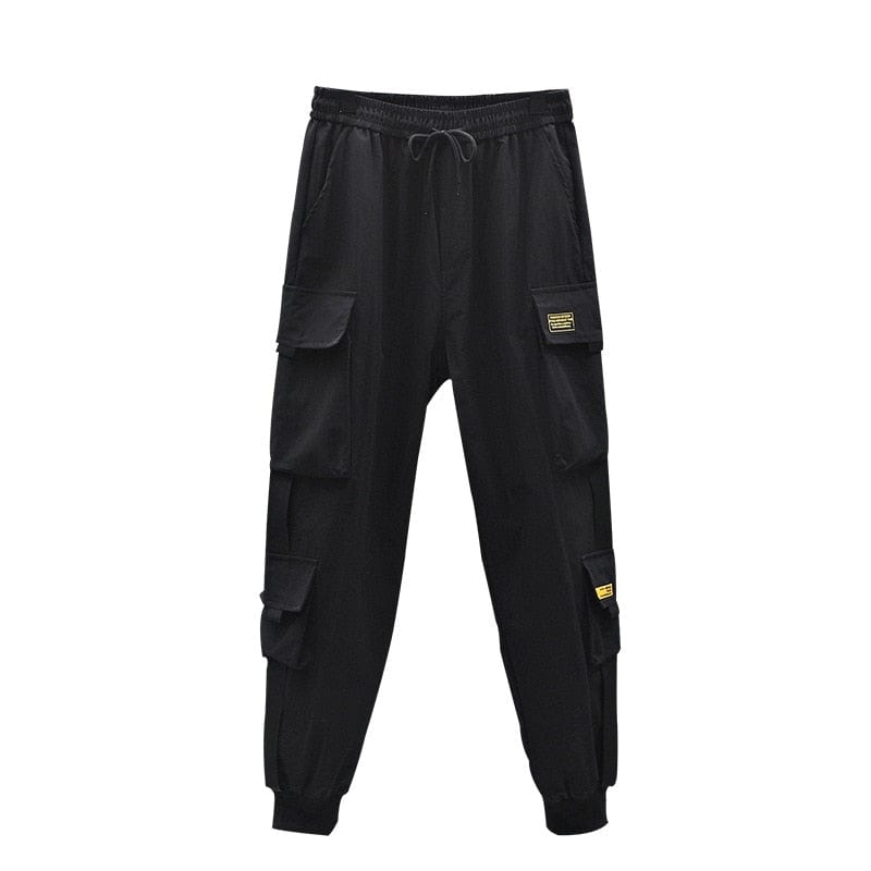 2021 Panglici Jogger Pantaloni de sport pentru bărbați Pantaloni Cargo pentru bărbați Streetwear Hip Hop Casual Pantaloni negri Harem Pantaloni de modă Harajuku pentru bărbați