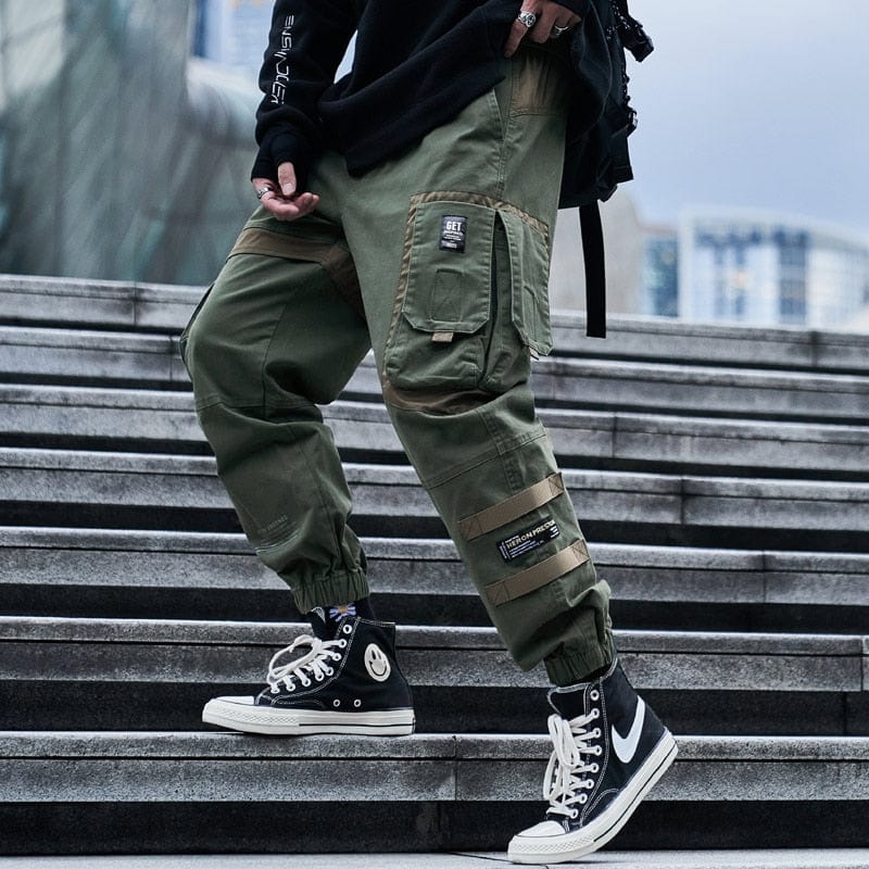 Pantaloni pentru bărbați 2020 Hip Hop Streetwear Joggeri Pantaloni de trening Pantaloni casual din bumbac Harem Pantaloni Cargo de toamnă Harajuku Îmbrăcăminte de marcă pentru bărbați