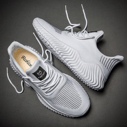 Shoes Men High Quality Male Sneakers Breathable White Fashion Gym Casual Light Walking Plus Size Footwear  Zapatillas Hombre