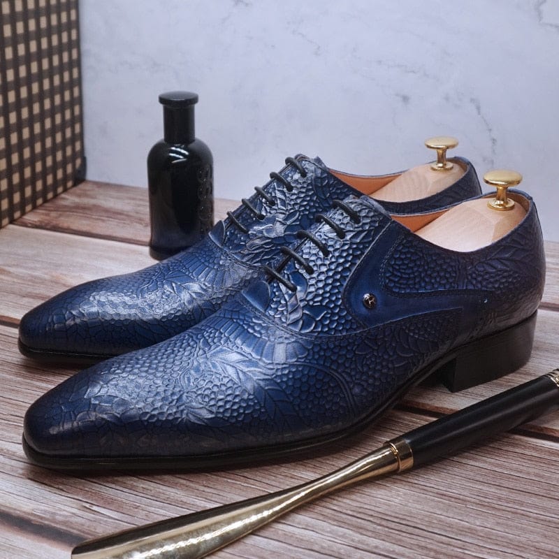 2021 Fashion Men Leather Shoes Luxury Design Men Dress Shoes Wedding Office Business Lace Up Pointed Toe Oxford Shoes For Men