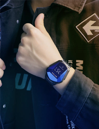 Top Luxury Brand  Men's Watches Sport Digital Watch Touch Screen LED Display Electronic Wristwatch Stainless Steel Men Clock