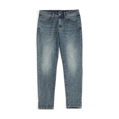SIWMOOD  S Autumn New Environmental laser washed jeans men slim fit classical denim trousers high quality jean SJ170768
