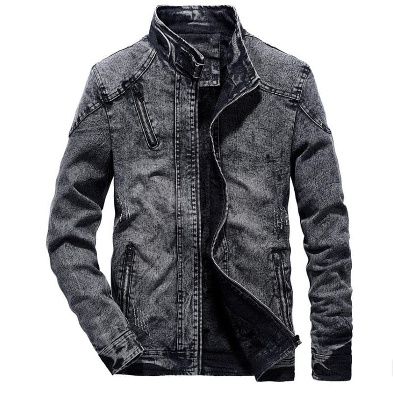 Denim Jacket Men&#39;s Winter Plus Velvet Warm Jeans Coat  Fashion  Classic Retro Slim Denim Jacket Casual Denim Men Clothing S-3XL