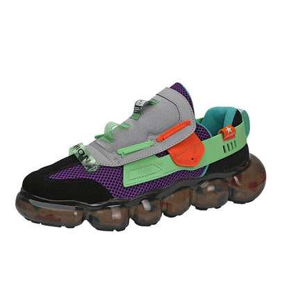 Professional Air Cushion Mesh Breathable Running Shoes Outdoor  Comfortable Walking Shoes Korean Version Men Cushioning Sneakers