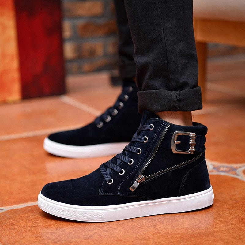 Men&#39;s Skateboarding Shoes 48 Casual High Top Walking Sneakers Sports Shoes Breathable Hip hop Shoes Street Shoes Chaussure Homme