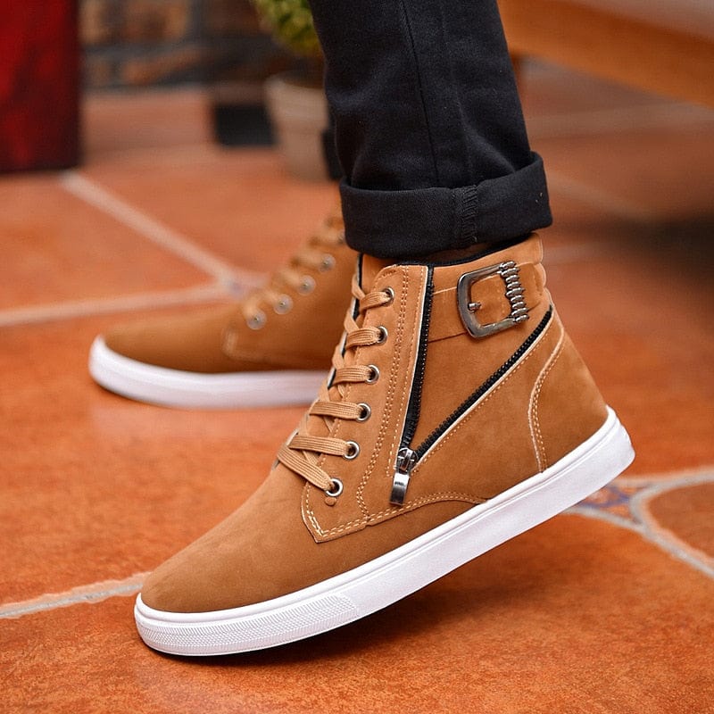 Men&#39;s Skateboarding Shoes 48 Casual High Top Walking Sneakers Sports Shoes Breathable Hip hop Shoes Street Shoes Chaussure Homme