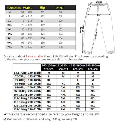 Plus 7XL 6XL XXXXXL Men Hip Hop Black Cargo Pants joggers Sweatpants Overalls Men Streetwear Harem Pants Women Fashions Trousers