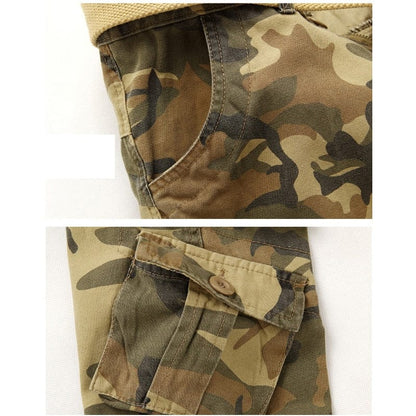 Hot sale free shipping men cargo pants camouflage  trousers military pants for man 7 colors