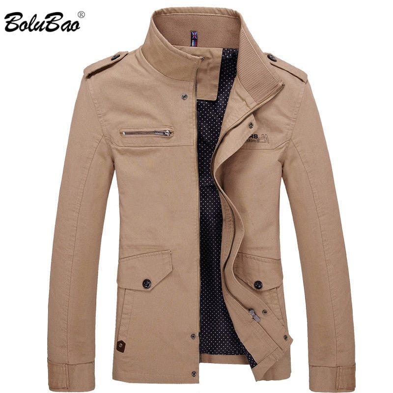 BOLUBAO Men Jacket Coat New Fashion Trench Coat New Autumn Brand Casual Silm Fit Overcoat Jacket Male