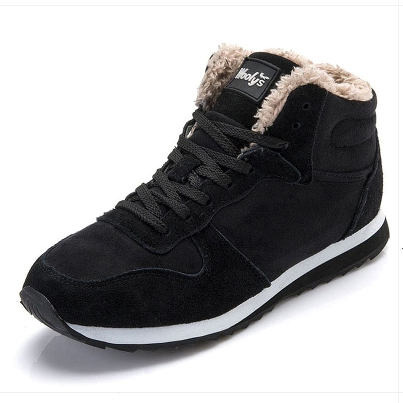 Men boots Men&#39;s Winter Shoes Fashion Snow Boots Shoes Plus Size Winter Sneakers Ankle Men Shoes Winter Boots Black Blue Footwear