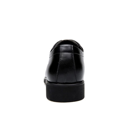 ROXDIA Genuine leather mens dress shoes formal business work male flats men's oxford shoes RXM063 size 39-44
