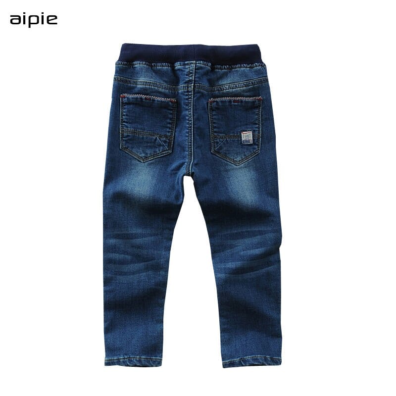 On sale Boy&#39;s Jeans Casual Solid Cotton 100% Denim Children&#39;s Jeans clothing For 3-14 Years Spring/Autumn wear