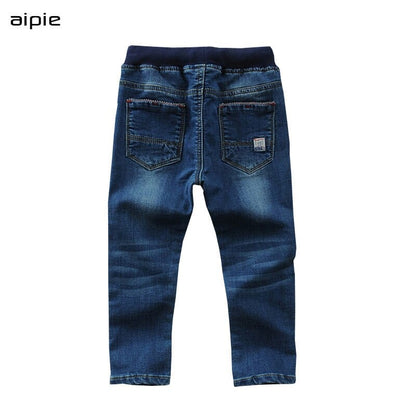 On sale Boy's Jeans Casual Solid Cotton 100% Denim Children's Jeans clothing For 3-14 Years Spring/Autumn wear