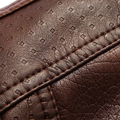Mountainskin Leather Jacket Men Coats Brand High Quality PU Outerwear Men Business Winter Faux Fur Male Jacket Fleece EDA113
