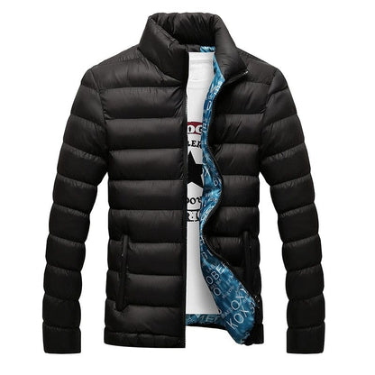 Winter Jacket Men  Fashion Stand Collar Male Parka Jacket Mens Solid Thick Jackets and Coats Man Winter Parkas M-6XL