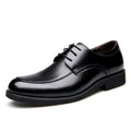 ROXDIA Genuine leather mens dress shoes formal business work male flats men's oxford shoes RXM063 size 39-44