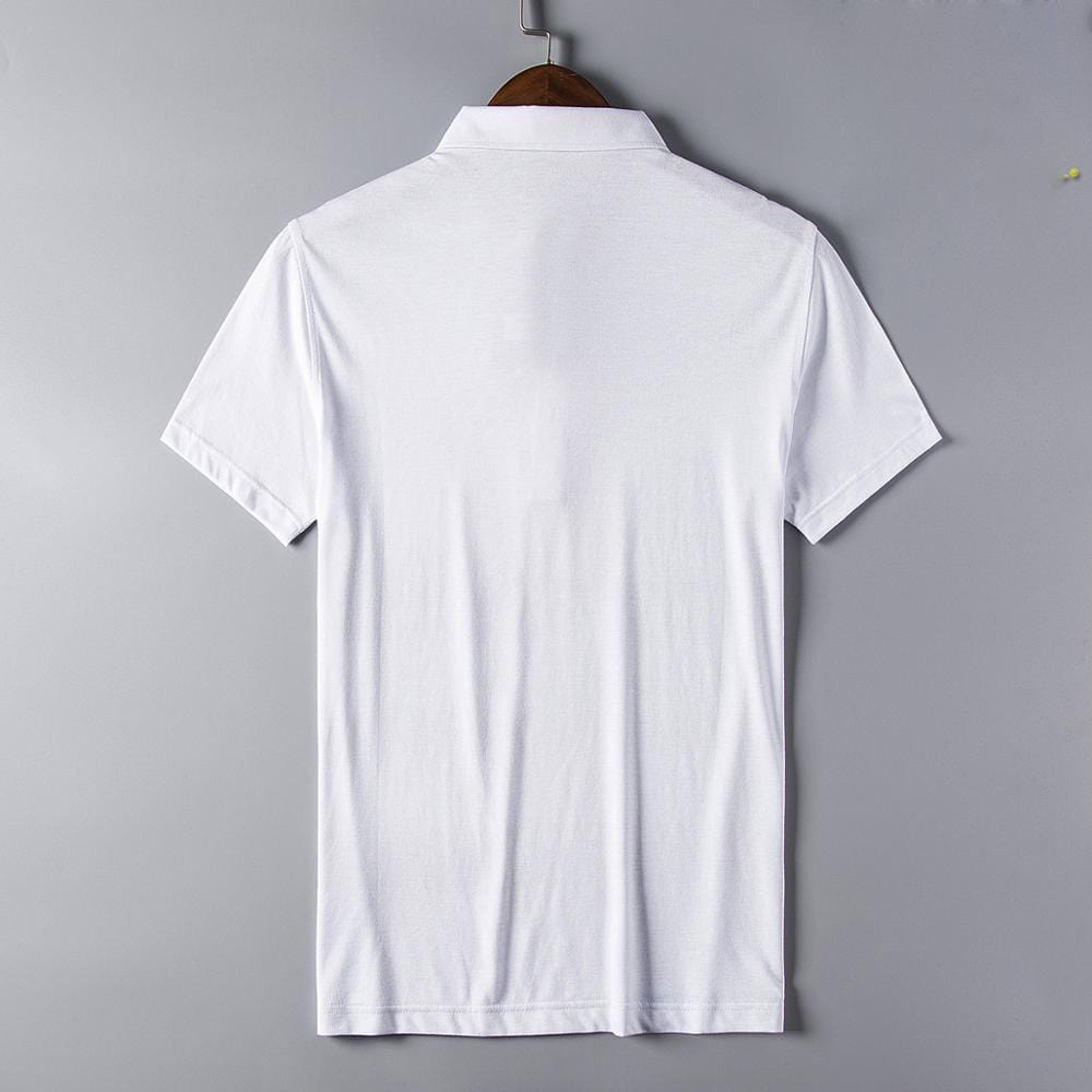 Men Polo Shirt Hot Sale New plaid 2019 Summer Fashion classic casual tops Short Sleeves Famous Brand Cotton Skull High quality