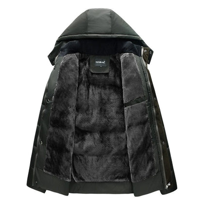 Parka Men Coats  Winter Jacket Men Thicken Hooded Waterproof Outwear Warm Coat Fathers' Clothing Casual Men's Overcoat