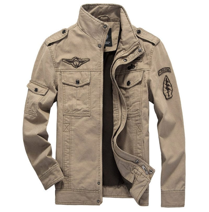 Plus Size 5XL 6XL Military Jacket Men Autumn Cotton Pilot Jacket Coat Army Men's Bomber Jackets Cargo Flight winter Jacket Male