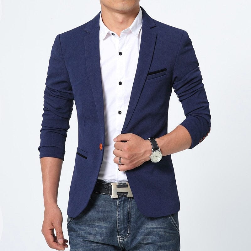 FGKKS Nouă sosire de lux pentru bărbați Blazer New Spring Fashion Brand Slim Fit Costum pentru bărbați Terno Masculino Blazers pentru bărbați