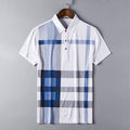 summer polo shirt men's brand clothing cotton short sleeve business casual plaid designer homme camisa breathable plus size
