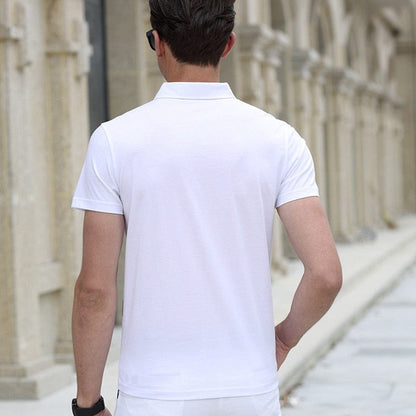 summer polo shirt men's brand clothing cotton short sleeve business casual plaid designer homme camisa breathable plus size