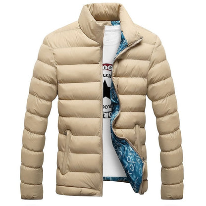 Winter Jacket Men  Fashion Stand Collar Male Parka Jacket Mens Solid Thick Jackets and Coats Man Winter Parkas M-6XL