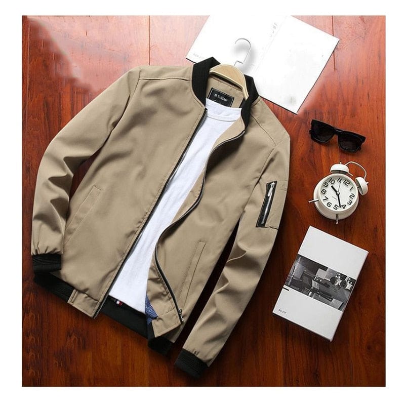 Mountainskin Mens Jackets Spring Autumn Casual Coats Bomber Jacket Slim Fashion Male Outwear Mens Brand Clothing SA585