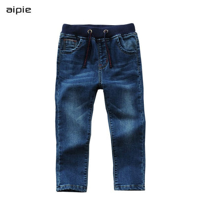 On sale Boy's Jeans Casual Solid Cotton 100% Denim Children's Jeans clothing For 3-14 Years Spring/Autumn wear
