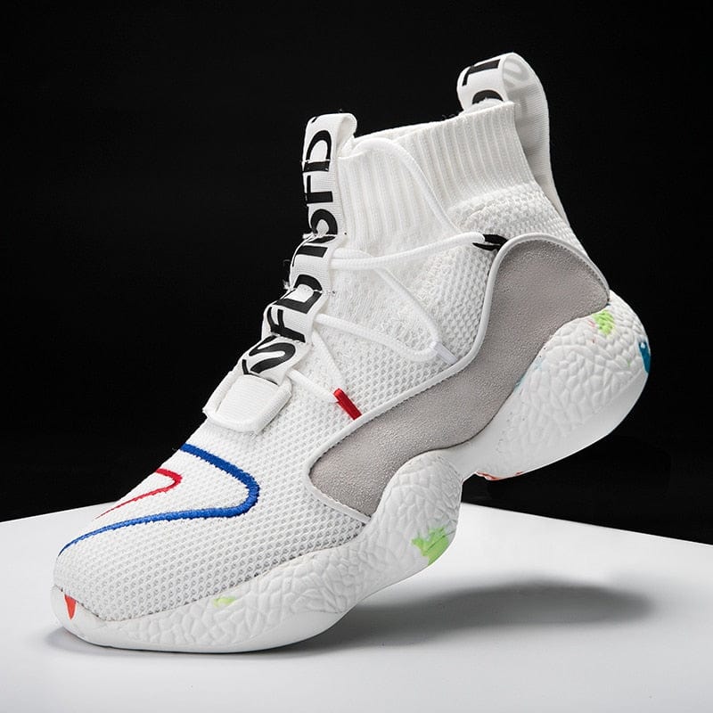 Bărbați pantofi casual pentru bărbați pantofi pantofi de vară Tenis Masculino respirabil Krasovki cu șireturi pantofi cu șosete colorate Pantofi pentru bărbați