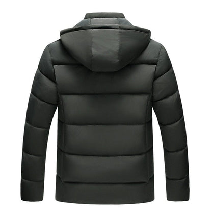 Parka Men Coats  Winter Jacket Men Thicken Hooded Waterproof Outwear Warm Coat Fathers' Clothing Casual Men's Overcoat