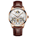 AILANG Original Design men's Double Flywheel Automatic Mechanical Watch Fashion Leisure Business Luxury Clock