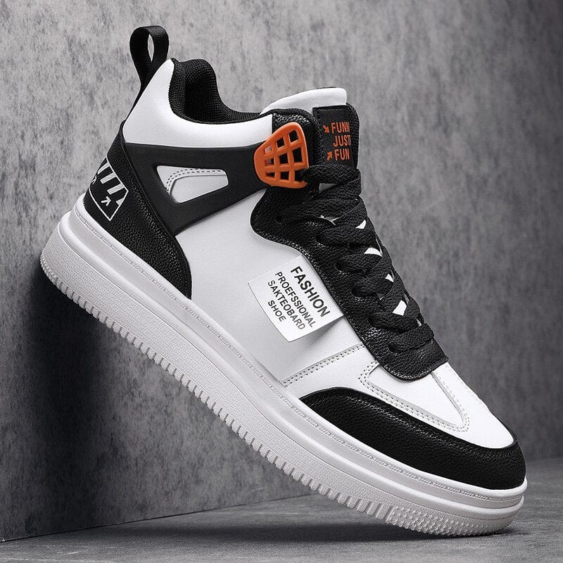 Mens Brand Basketball Shoes High Top Retro Basketball Sneakers Men Light Platform Trendy White Shoes Men Casual Sports Shoes