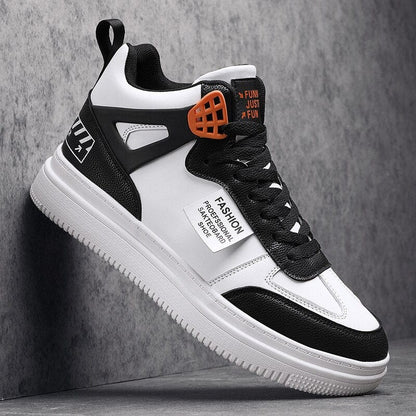 Mens Brand Basketball Shoes High Top Retro Basketball Sneakers Men Light Platform Trendy White Shoes Men Casual Sports Shoes