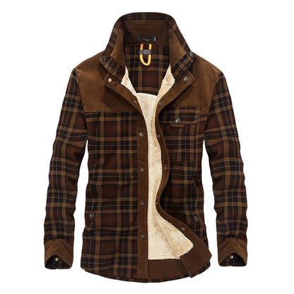 Mountainskin Men's Warm Jacket Fleece Thick Army  Coat Autumn Winter Jacket Men Slim Fit Clothing Mens Brand Clothing SA831