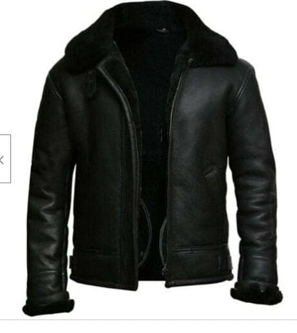 Autumn And Winter Men's Artificial Fur Integrated Long Sleeve Jacket Coat
