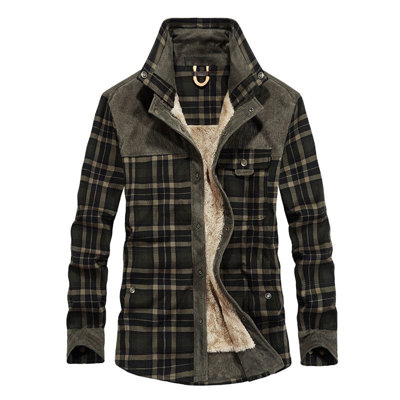 Mountainskin Men's Warm Jacket Fleece Thick Army  Coat Autumn Winter Jacket Men Slim Fit Clothing Mens Brand Clothing SA831