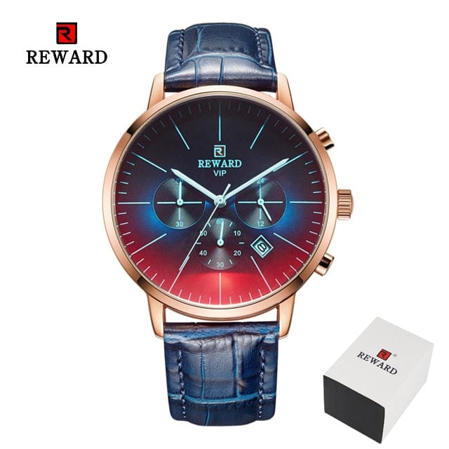 2022 New Fashion Color Bright Glass Watch Men Top Luxury Brand Chronograph Men&#39;s Stainless Steel Business Clock Men Wrist Watch