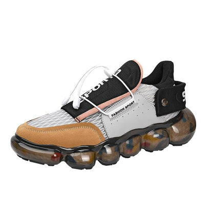 Professional Air Cushion Mesh Breathable Running Shoes Outdoor  Comfortable Walking Shoes Korean Version Men Cushioning Sneakers