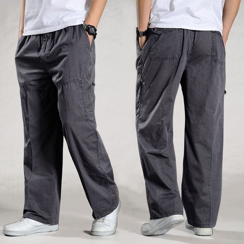 Pantaloni casual de marcă pantaloni cargo pentru bărbați pantaloni largi din bumbac pantaloni bărbați salopete cu mai multe buzunare Joggeri drepti Homme 6XL