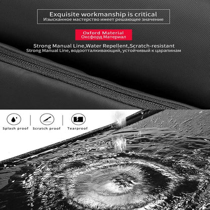 EURCOOL 17 Inch Laptop Backpack For Men Waterproof Functional with USB Charging Backpacks Male Business Men's Rucksack Mochila