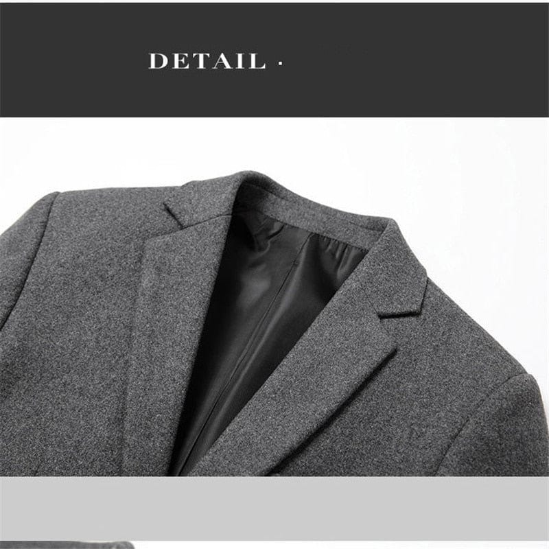 BOLUBAO Men Suit Brand New Men's Blazer Luxury Wool Thick Men Classic Business Suits Jacket Male Luxurious Slim Blazers