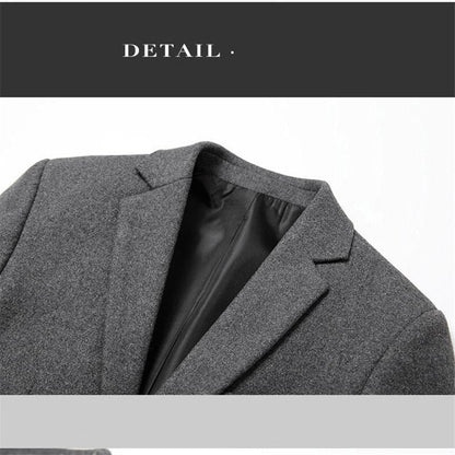 BOLUBAO Men Suit Brand New Men's Blazer Luxury Wool Thick Men Classic Business Suits Jacket Male Luxurious Slim Blazers