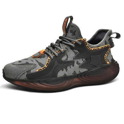 Trendy Men's Running Shoes Breathable Sneakers High Quality No-slip Jogging Shoes Outdoor Hard-wearing Comfortable Sports Shoes